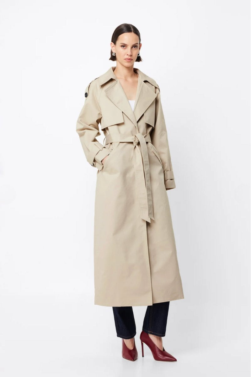 FRANKLIN TRENCH COAT-NATURAL Jackets MOSSMAN 