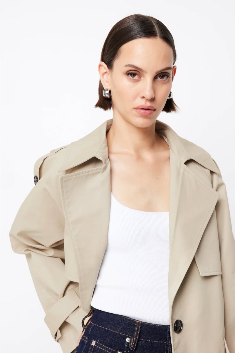 FRANKLIN TRENCH COAT-NATURAL Jackets MOSSMAN 