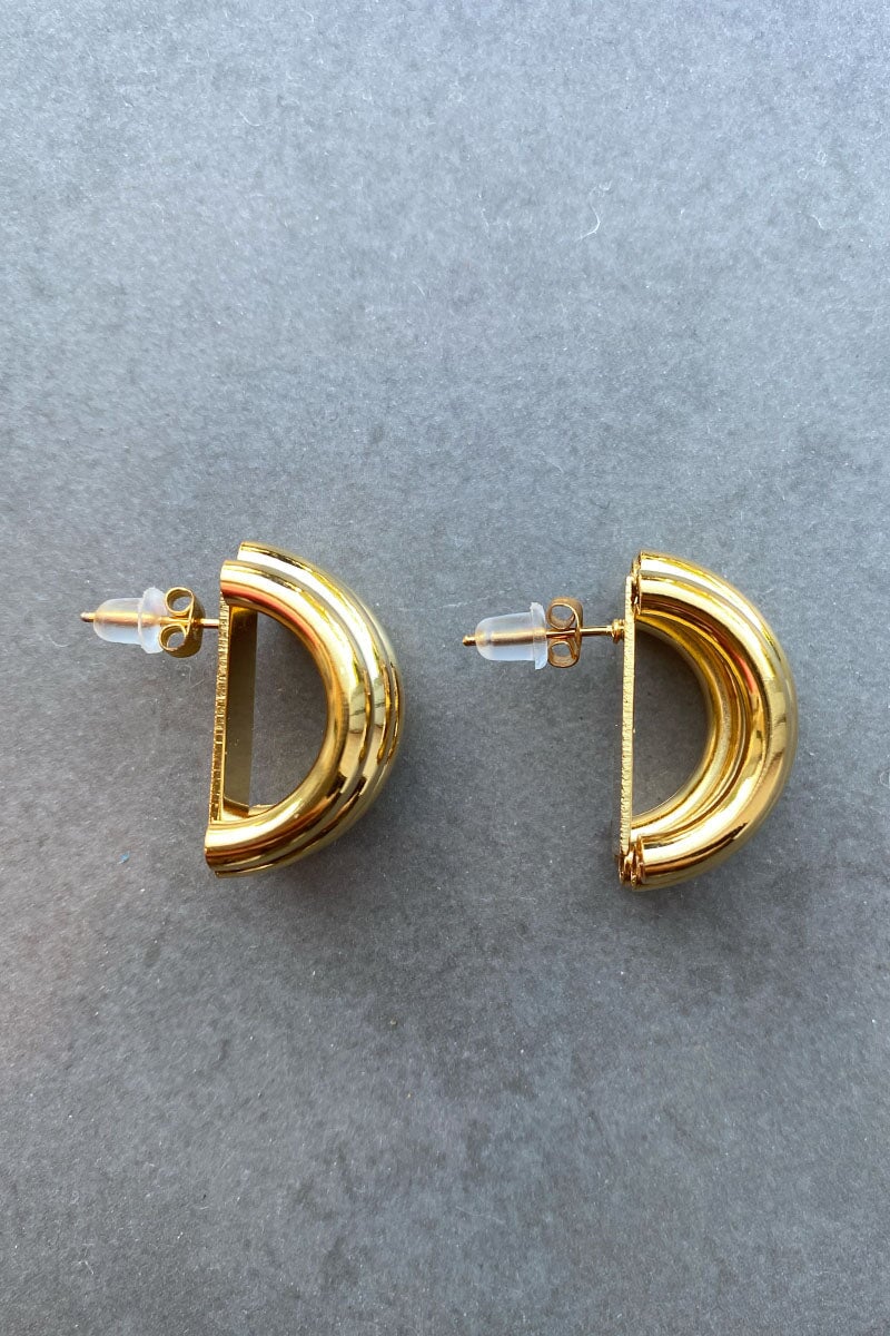 EUROPA EARRING-GOLD Jewellery Anna Rossi Jewellery 
