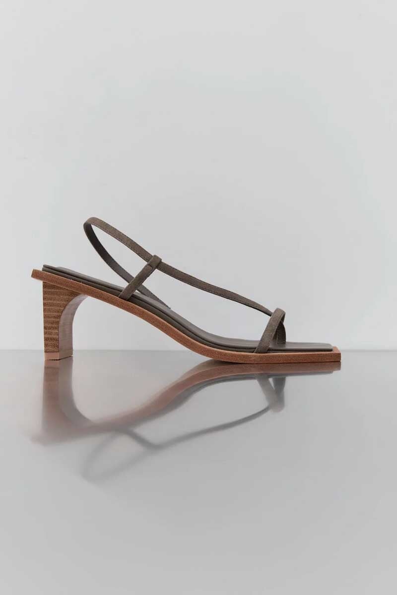 SUEDE STRAP HEEL-KELP Footwear ST AGNI 