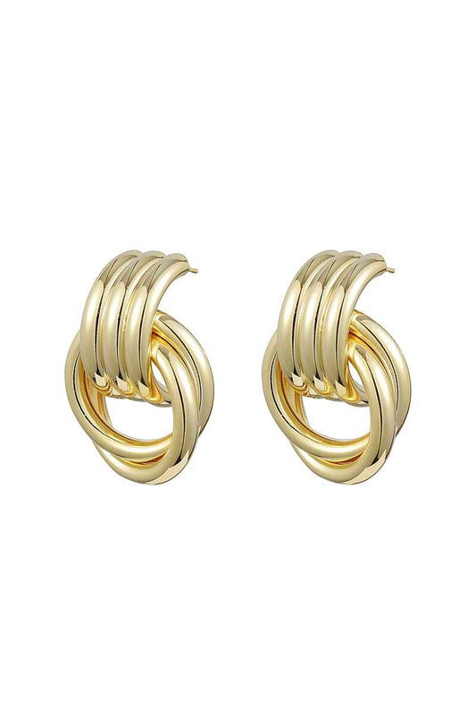 REVIVAL EARRING-GOLD Jewellery Anna Rossi Jewellery Uni Gold 