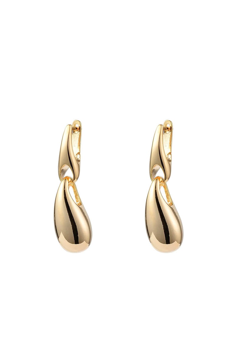 DROPLET EARRING-GOLD Jewellery Anna Rossi Jewellery Uni Gold 