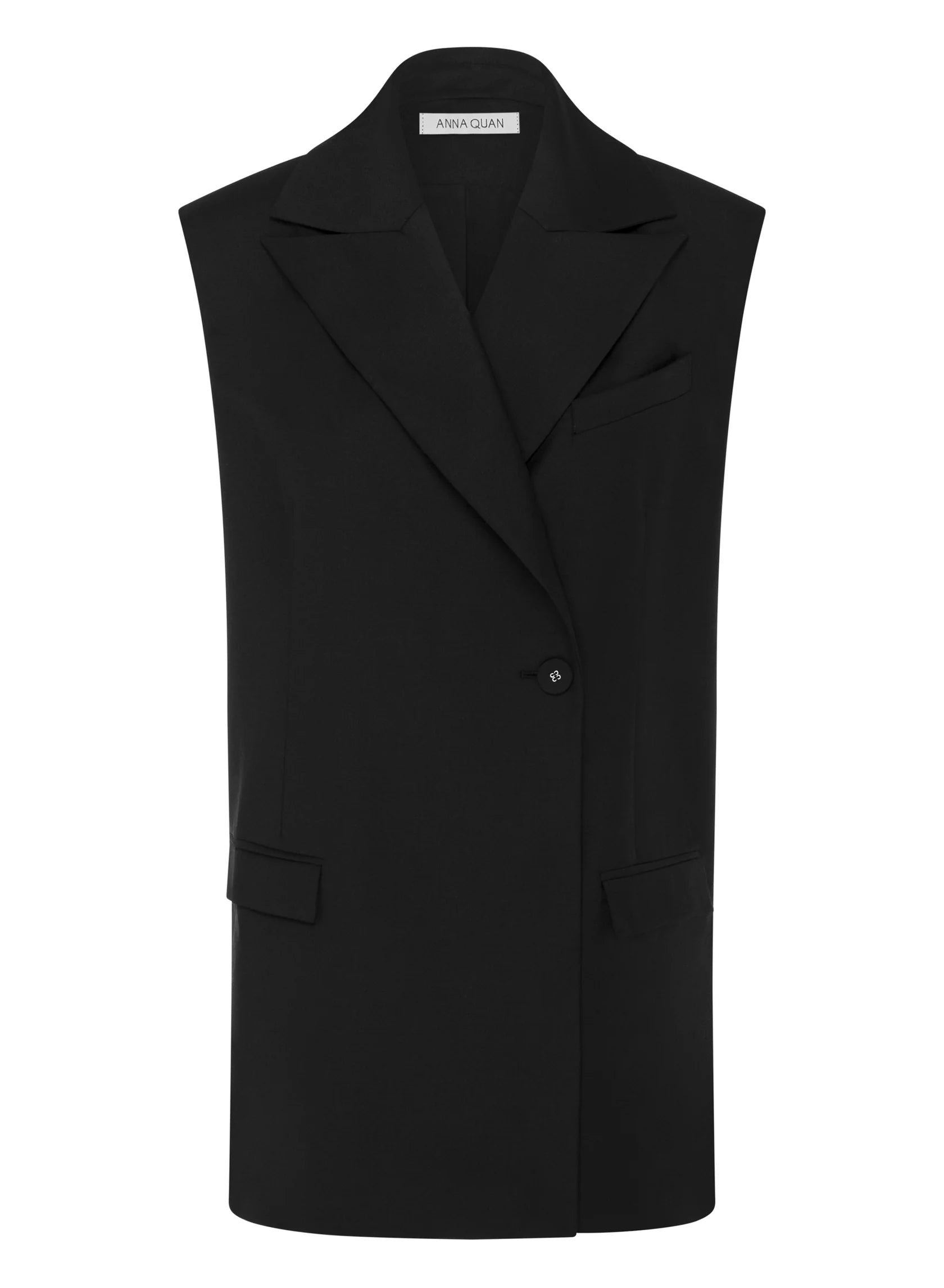 ALLEGRA VEST-BLACK Jackets Anna Quan 