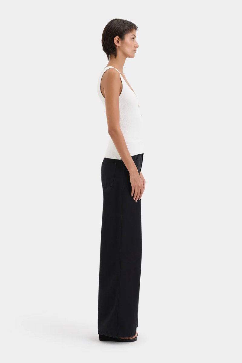 CHIARA BEADED TANK-IVORY Tops SIR. 