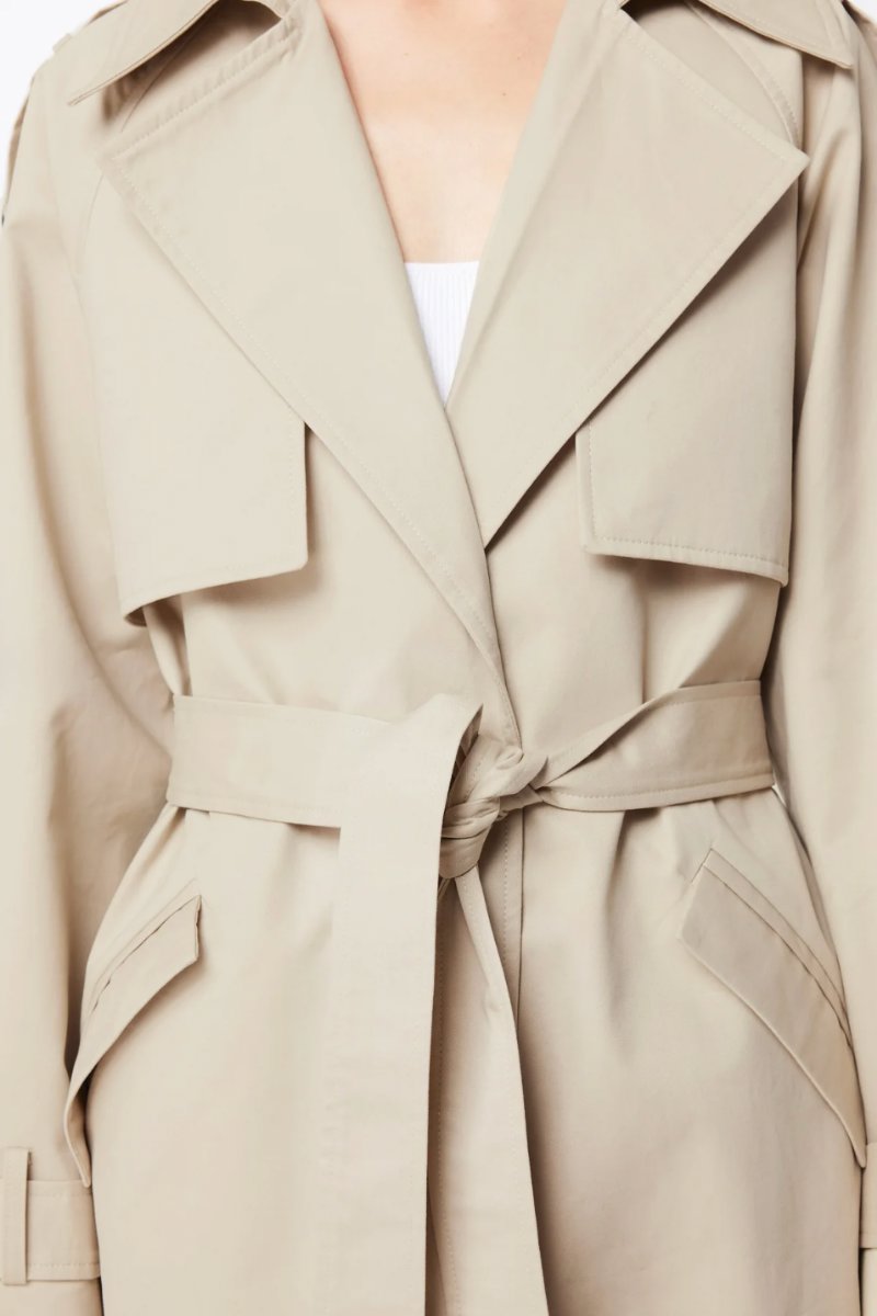 FRANKLIN TRENCH COAT-NATURAL Jackets MOSSMAN 