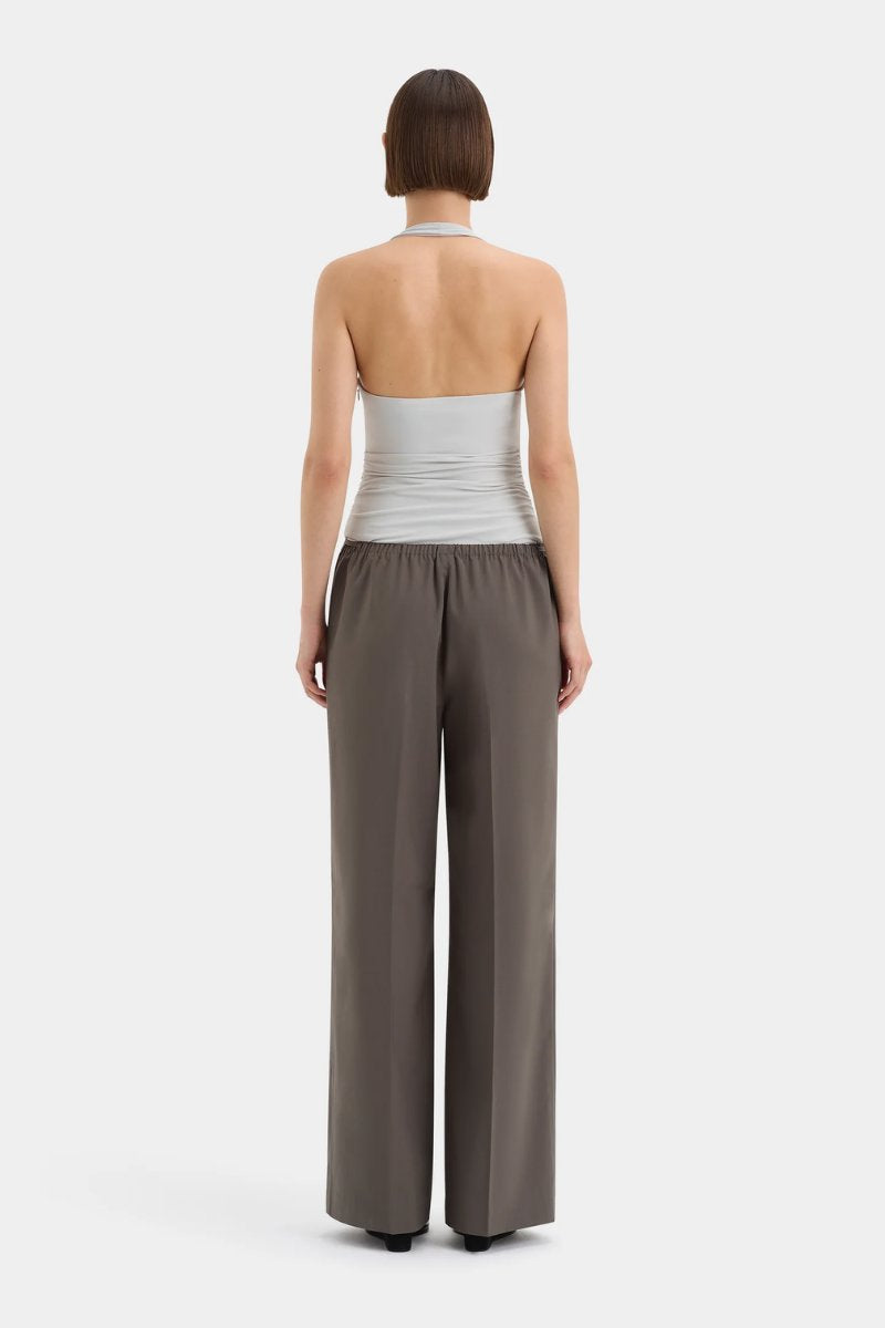 ELM HALTER TOP-GREY BLUE Tops SIR. 