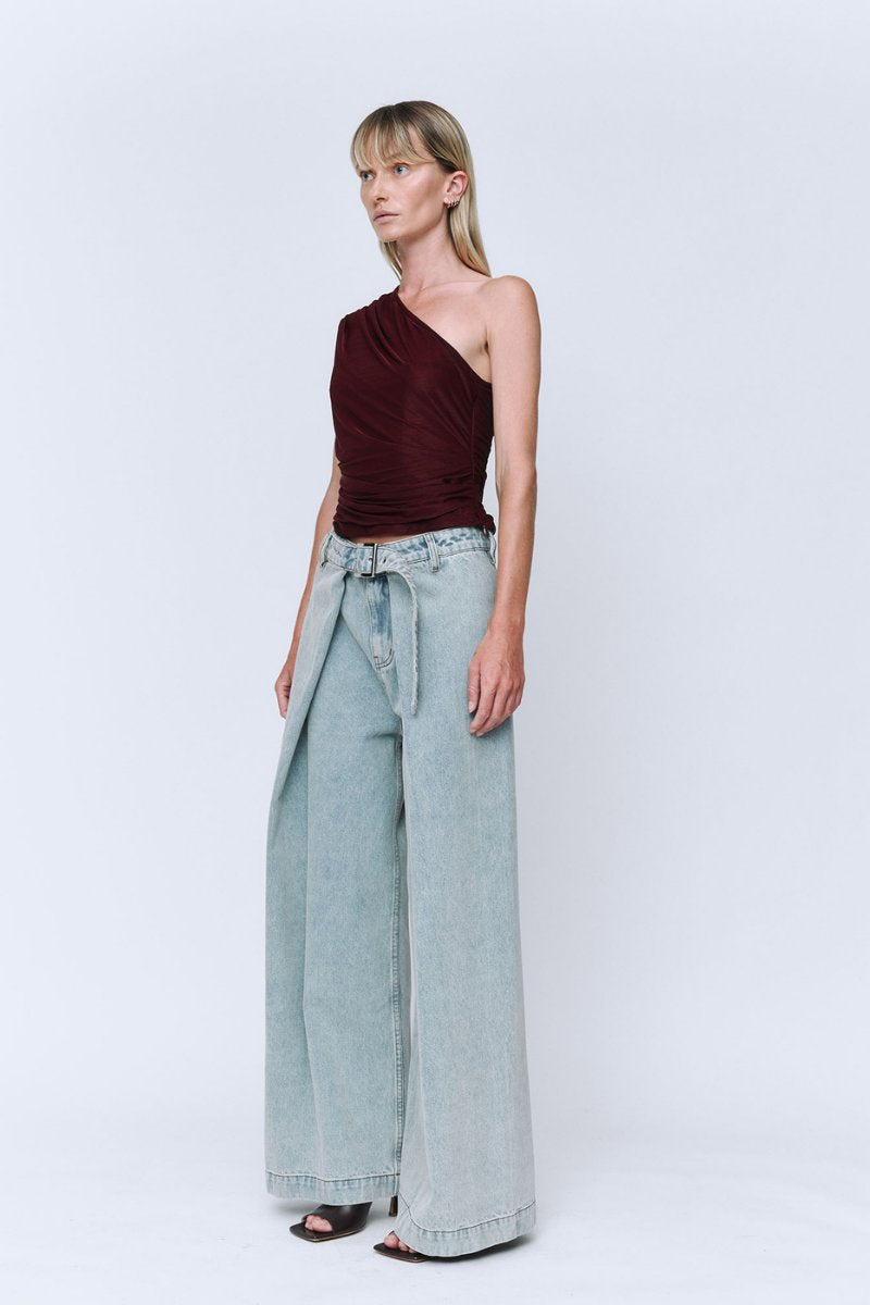 EVA TOP-PLUM Tops Wynn Hamlyn 