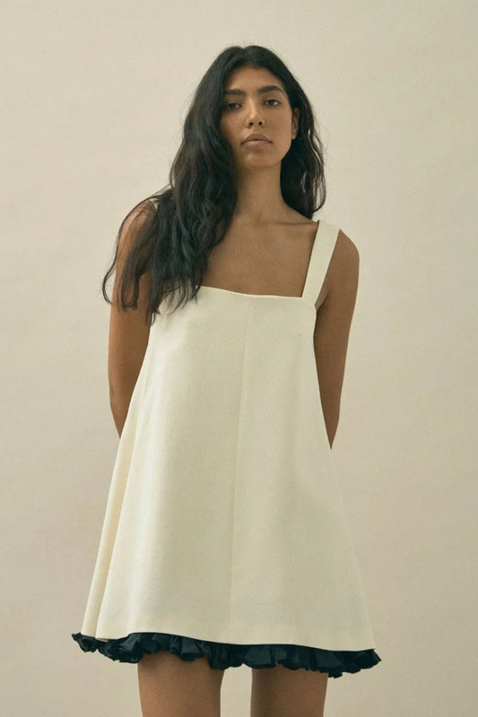 SOMEDAY SOON DRESS IVORY-IVORY Mini Dress Maggie Marilyn 
