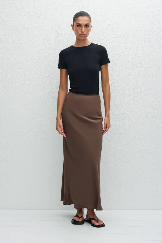 BIAS ELASTIC SKIRT-TRUFFLE Skirts Matteau 