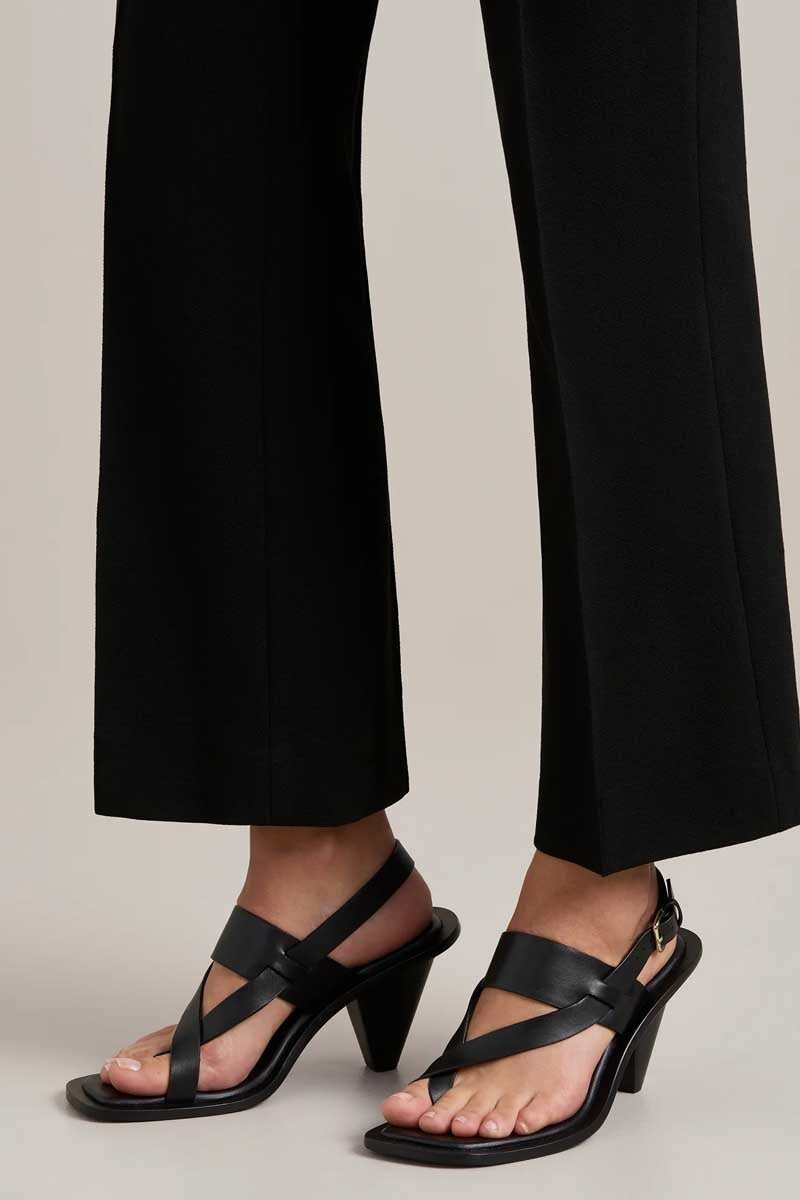 THE RYDER HEELDED SANDAL-BLACK Shoes A.Emery 