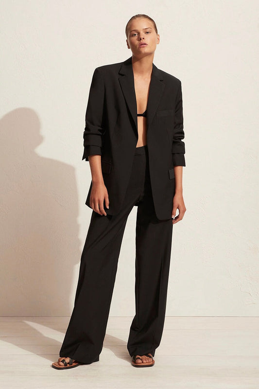 RELAXED TAILORED TROUSER-BLACK Pants Matteau 
