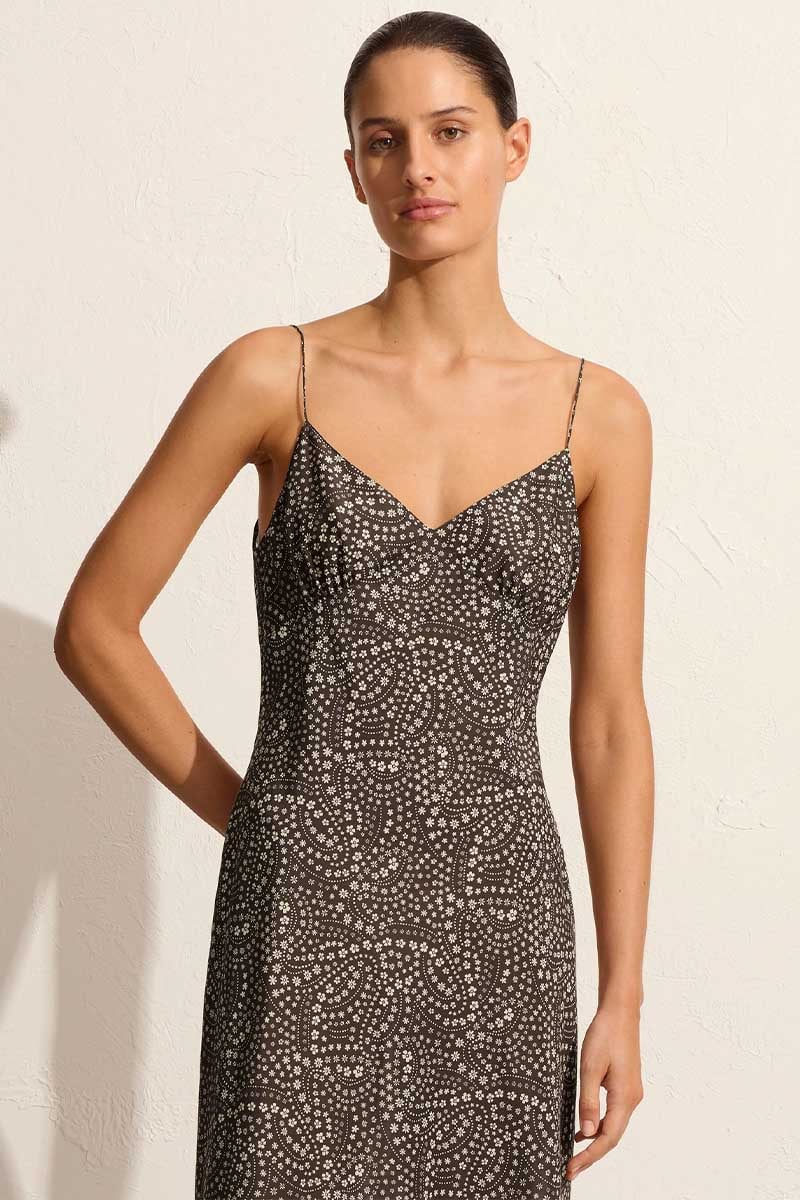 LOW BACK SLIP DRESS-JASMINE COCOA Dress Matteau 