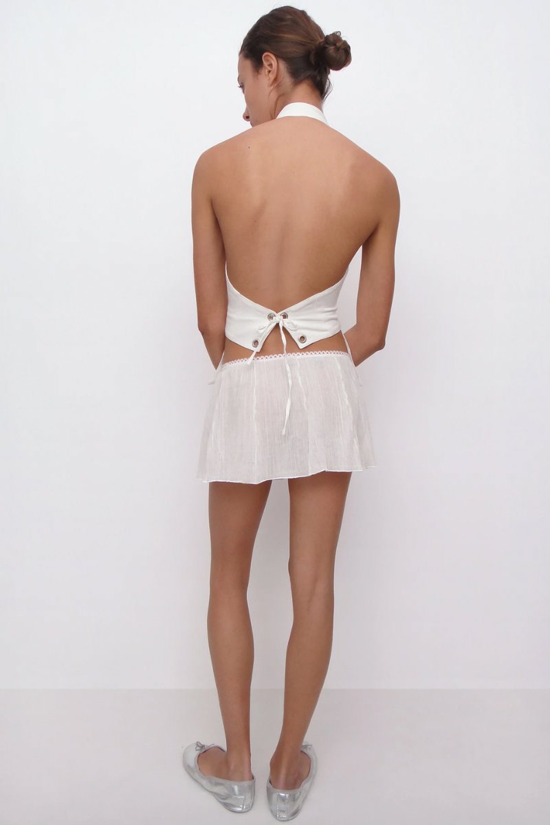 PLAYA SKIRT-WHITE Skirts Gimaguas 