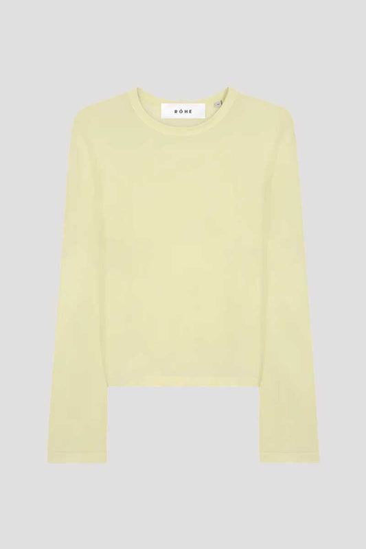LAYERING TOP-LIGHT YELLOW Tops Róhe 34 Light Yellow 