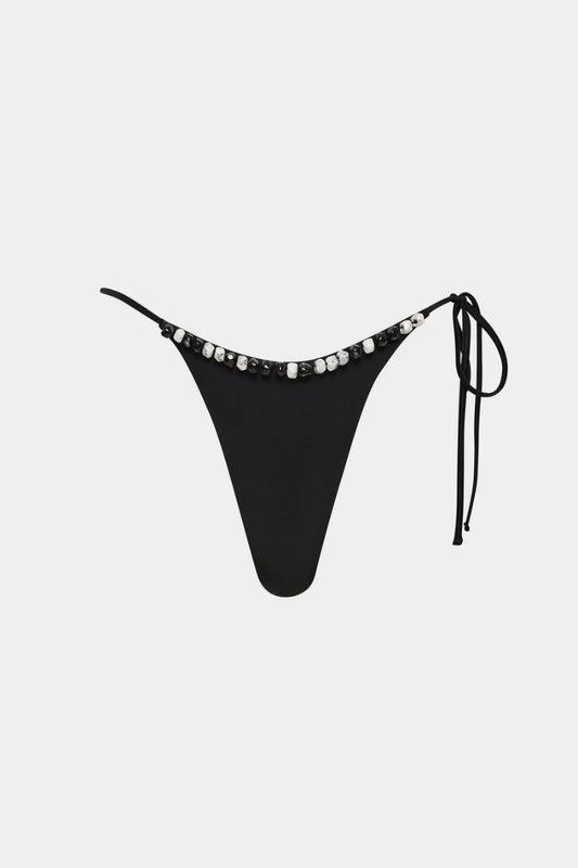 BACI BEADED STRING BRIEF-BLACK Swim SIR. 