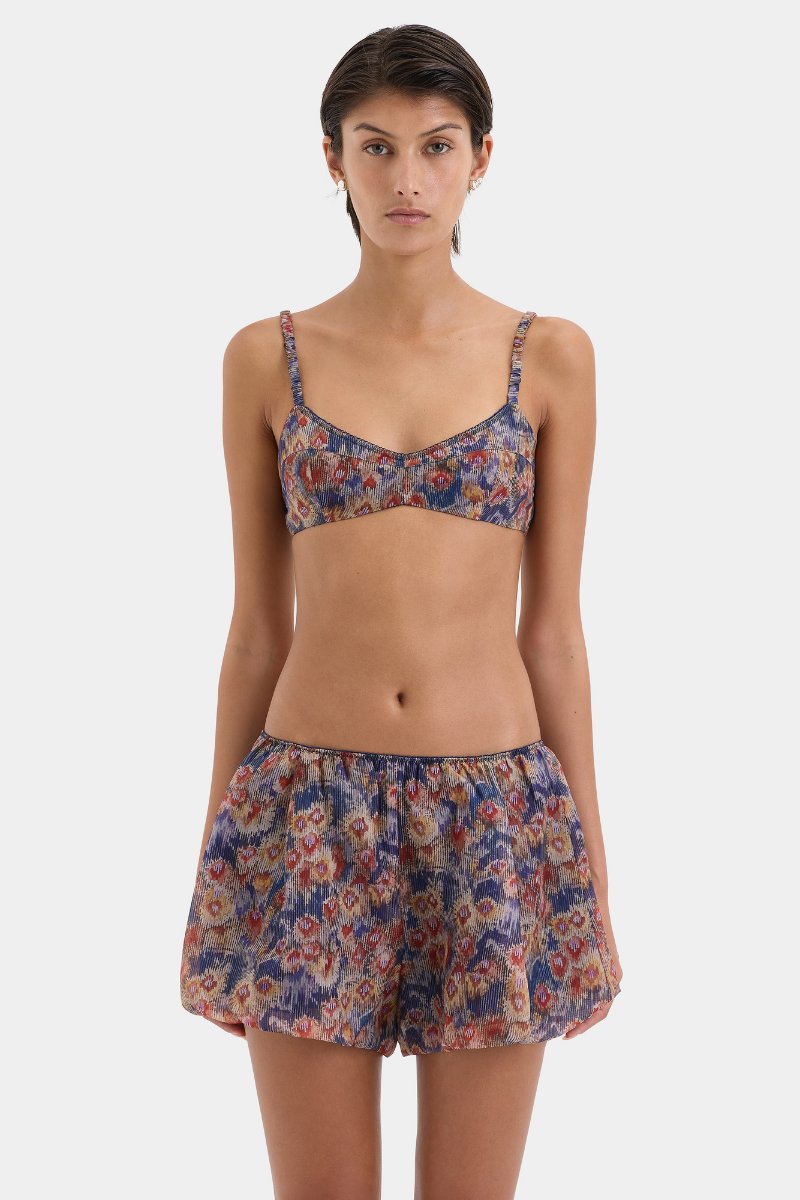 FIORE MINI SHORT-PETALO SCURO Shorts SIR. 