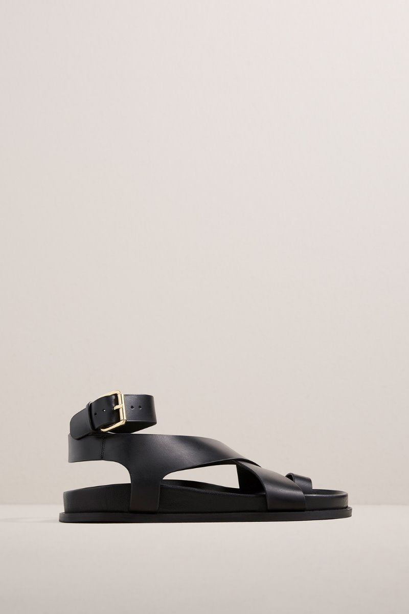 THE JALEN SANDAL-BLACK Footwear A.Emery 