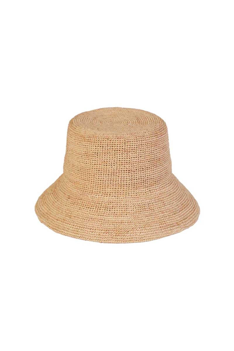 THE INCA BUCKET-STRAW NATURAL Hats Lack of Color S Straw Natural 