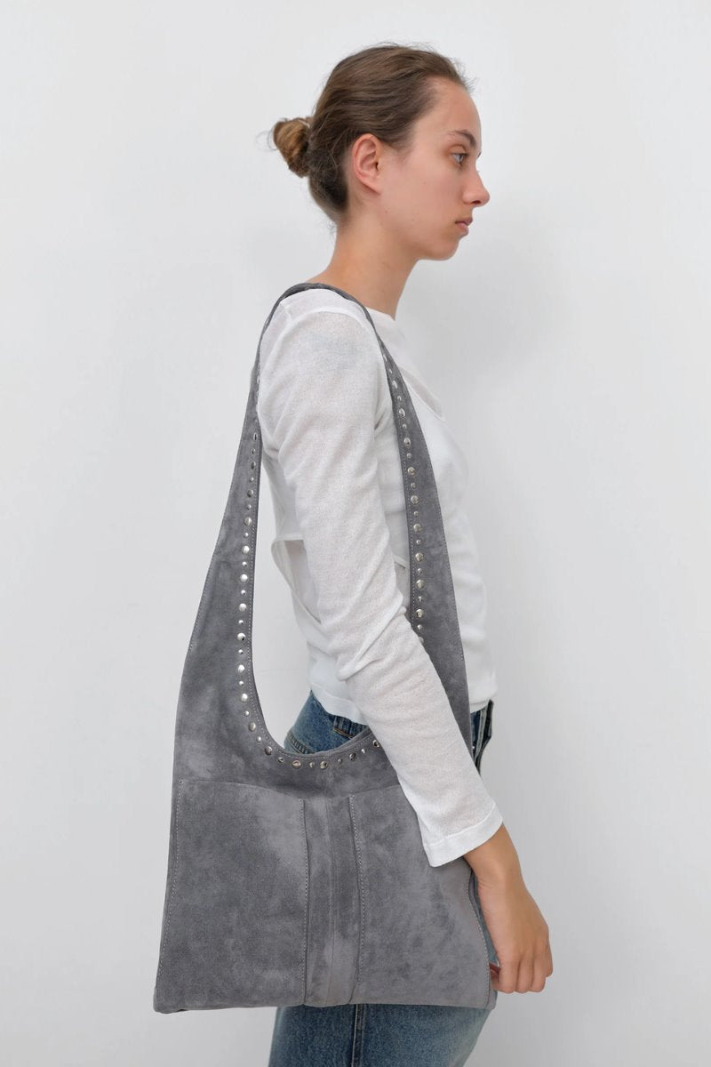 BLANCA BAG-DARK GREY Handbags Gimaguas 