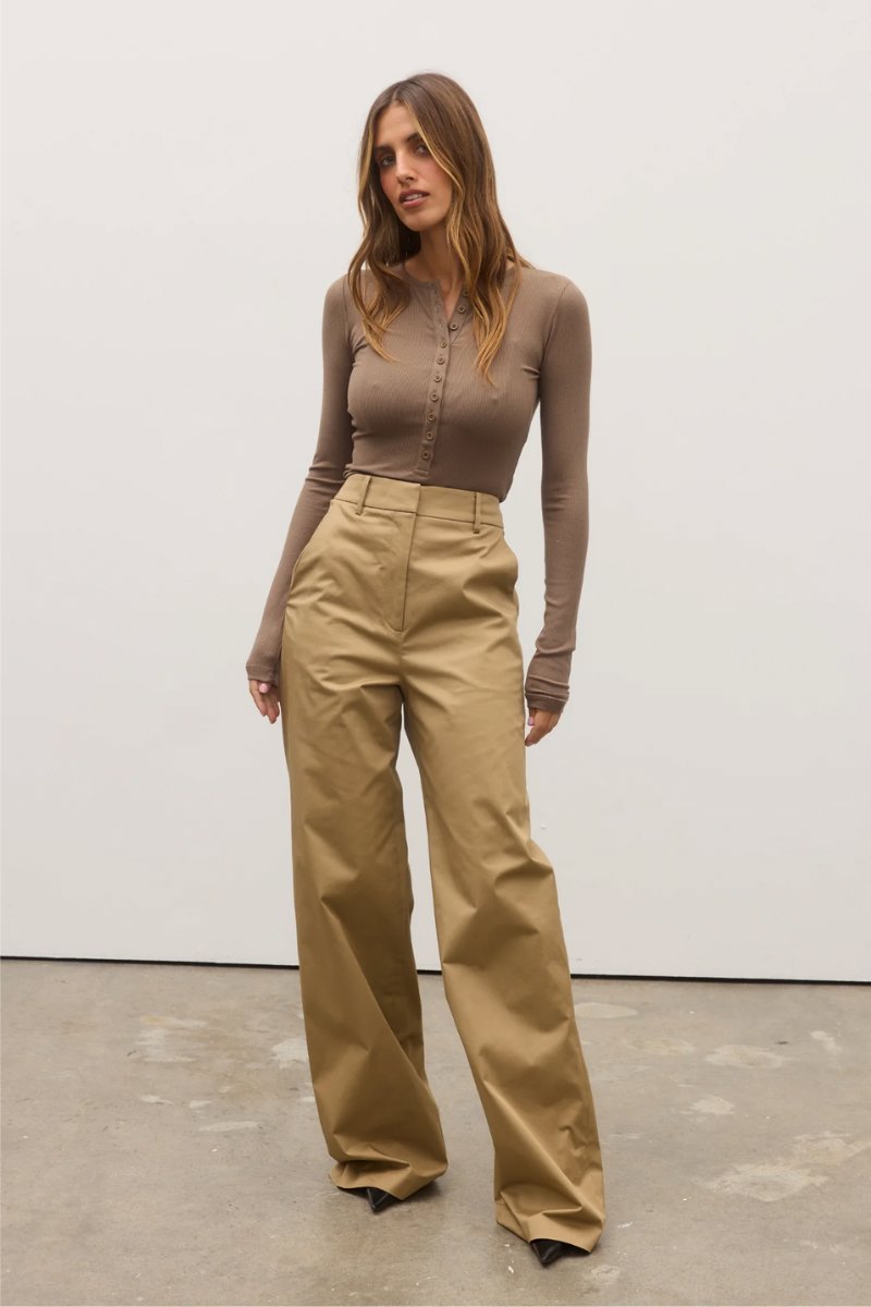 LARA BODYSUIT-CEDAR Tops Bayse 