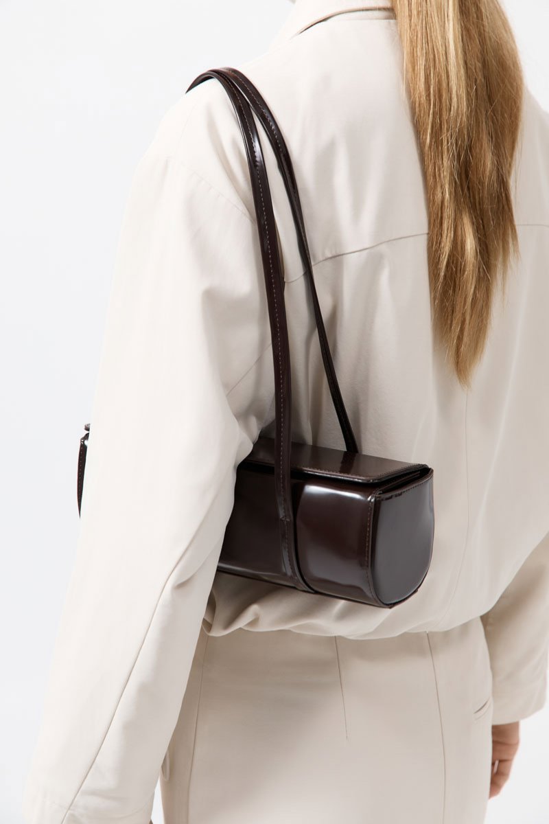 BAGUETTE BAG-COFFEE Handbags ST AGNI 