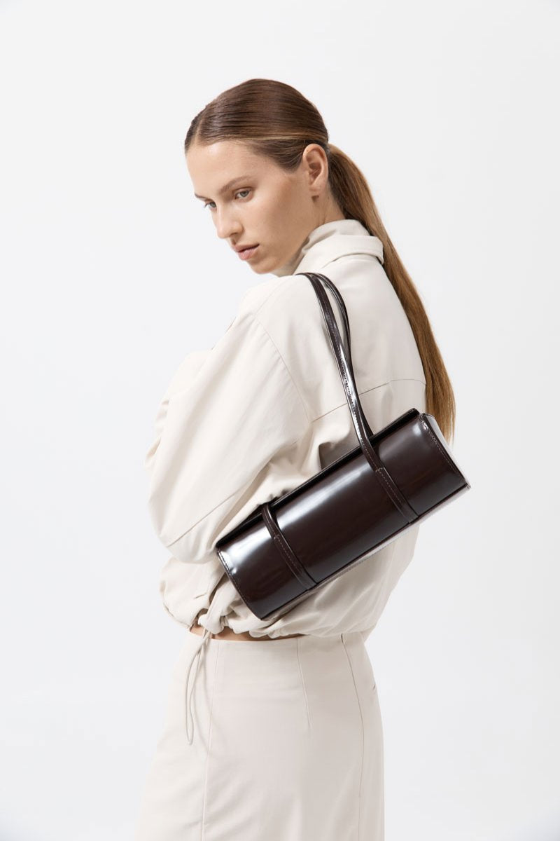 BAGUETTE BAG-COFFEE Handbags ST AGNI 