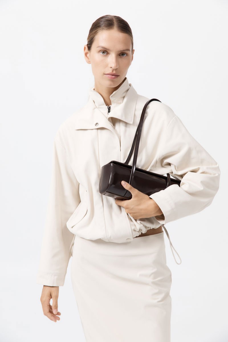 BAGUETTE BAG-COFFEE Handbags ST AGNI 