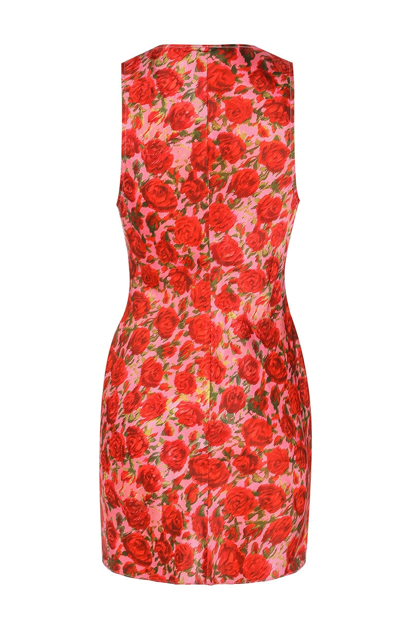 LILA DRESS-ROSE PRINT Dress Auteur 