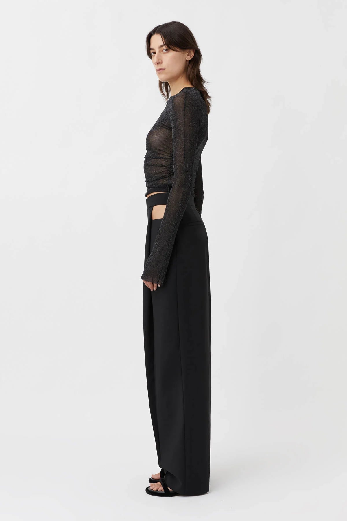 ALMA TAILORED PANT-BLACK Pants Camilla and Marc 