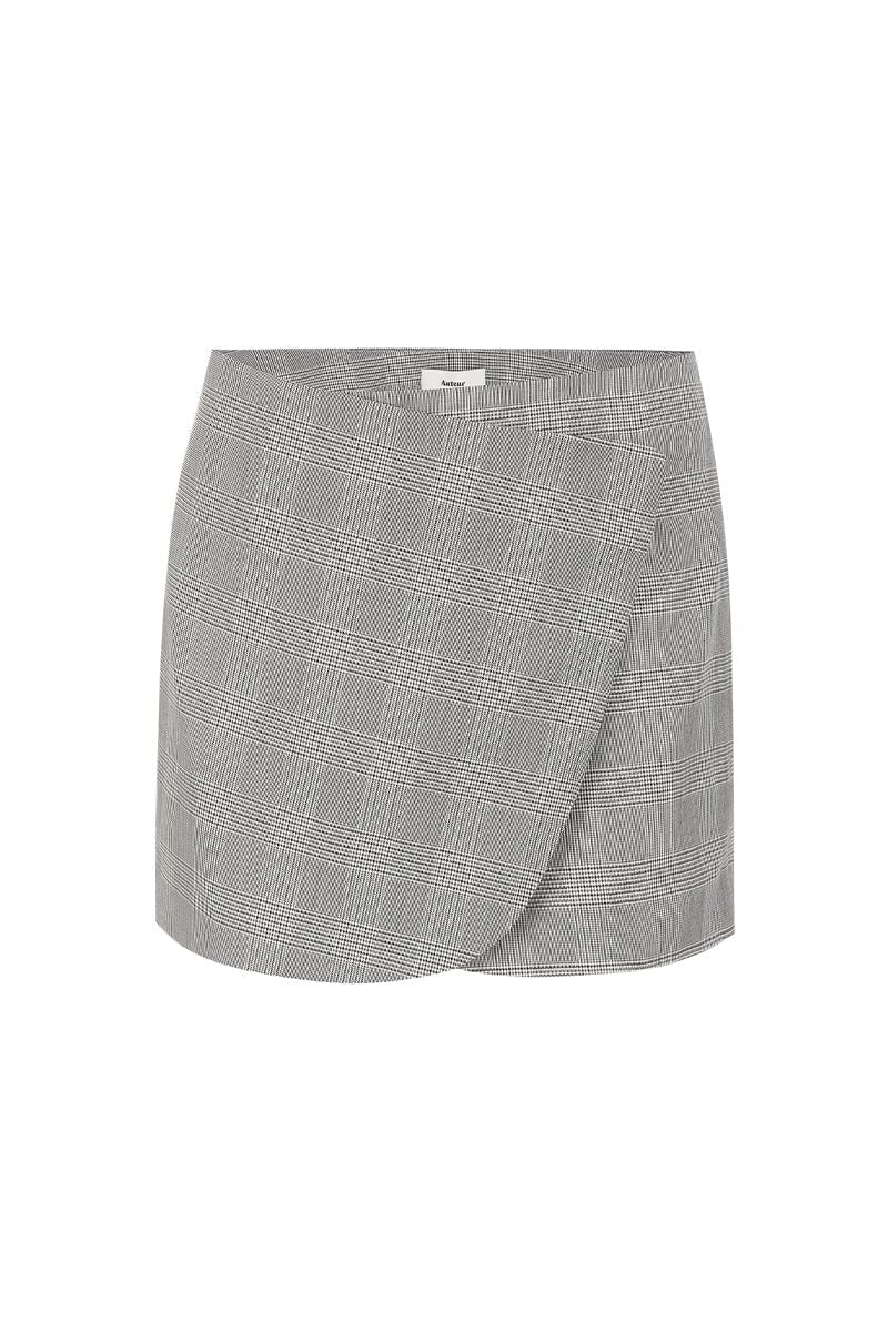 MAE SKIRT-CHECKERED GREY Skirts Auteur XXS Checkered Grey 