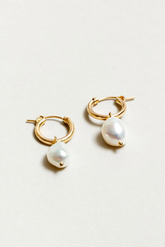 PEARLHOOPS-GOLD Jewellery Wolf Circus Uni Gold 