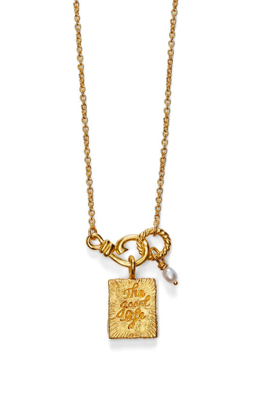 THE GOOD LIFE NECKLACE-GOLD Jewellery Anni Lu Uni Gold 