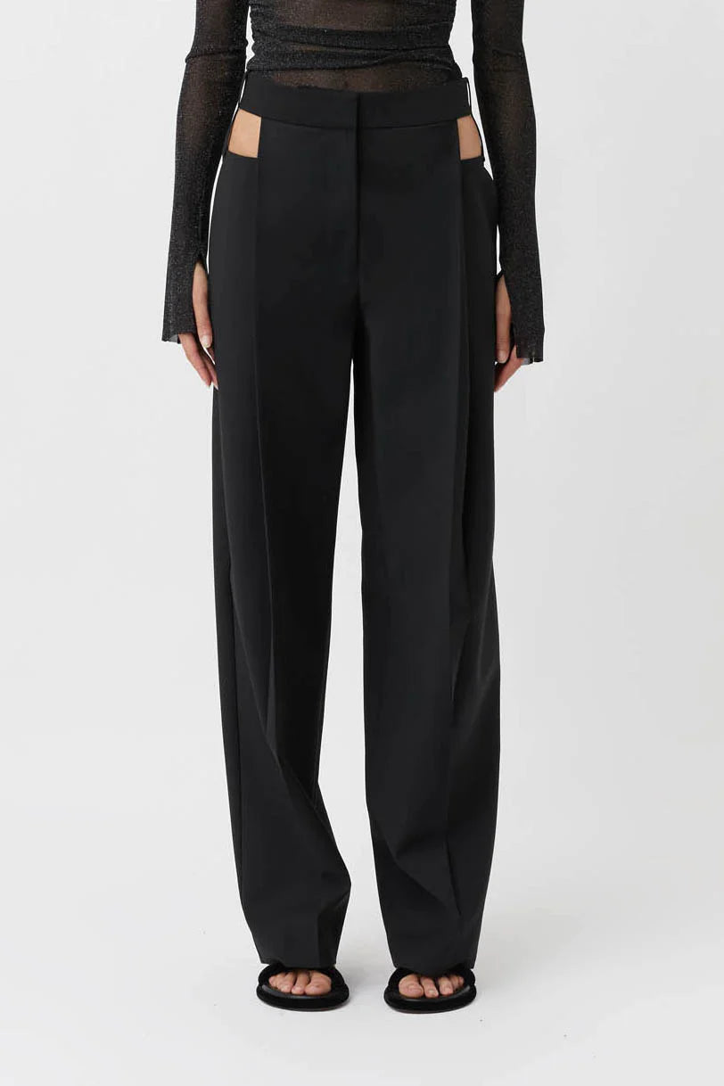 ALMA TAILORED PANT-BLACK Pants Camilla and Marc 