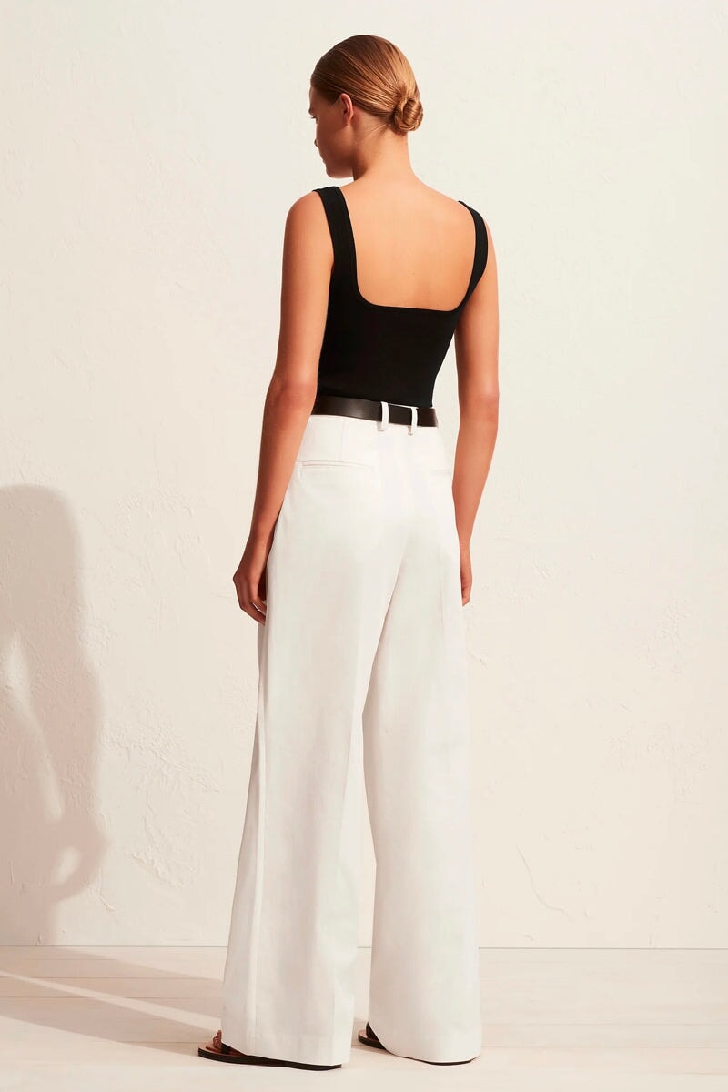 NINETIES CROP TANK-BLACK Tops Matteau 