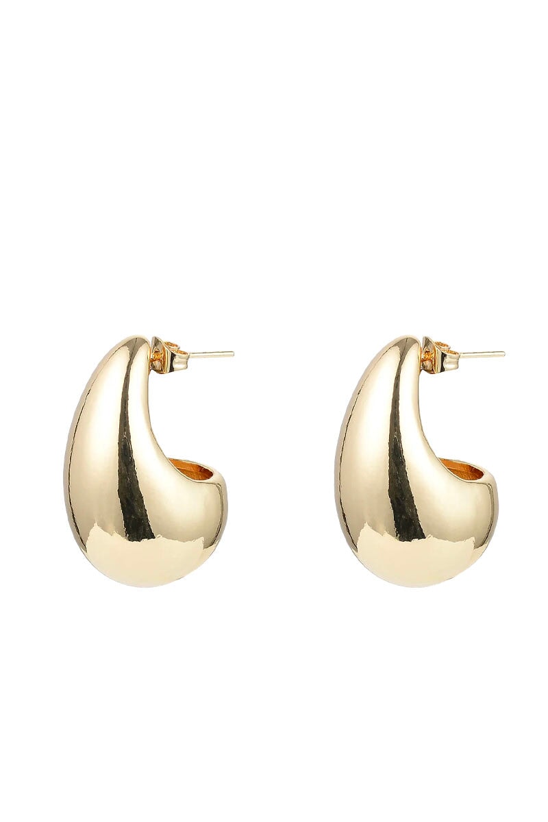TEAR DROP EARRING-GOLD Jewellery Anna Rossi Jewellery 