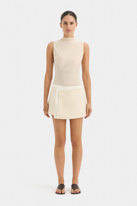 DUNE MINI SKIRT-CREAM Skirts SIR. 