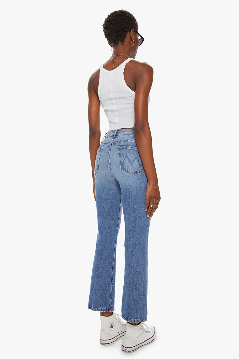 THE HUSTLER ANKLE-SCENIC ROUTE Denim MOTHER 