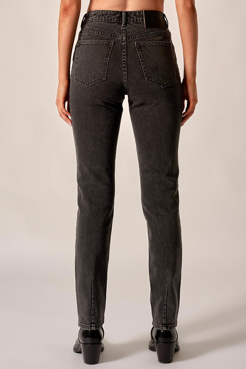 LEXI STRAIGHT BACKLIT-WASHED BLACK Denim NEUW 