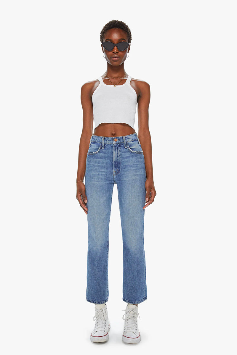 THE HUSTLER ANKLE-SCENIC ROUTE Denim MOTHER 23 Scenic Route 