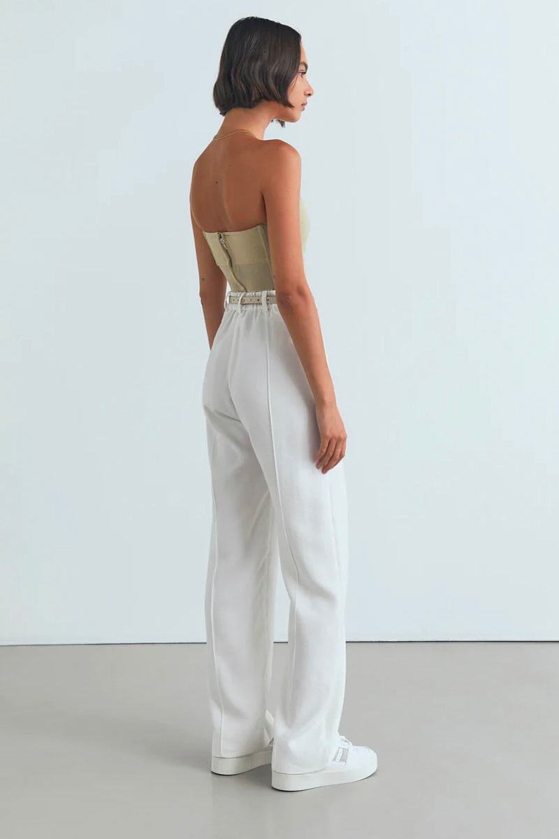 BRAMWELL PANT-IVORY Tops Viktoria and Woods 