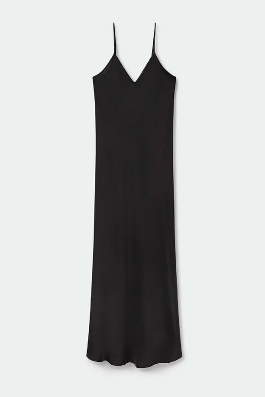 90S SLIP DRESS BLACK Dress Silk Laundry XS Black 