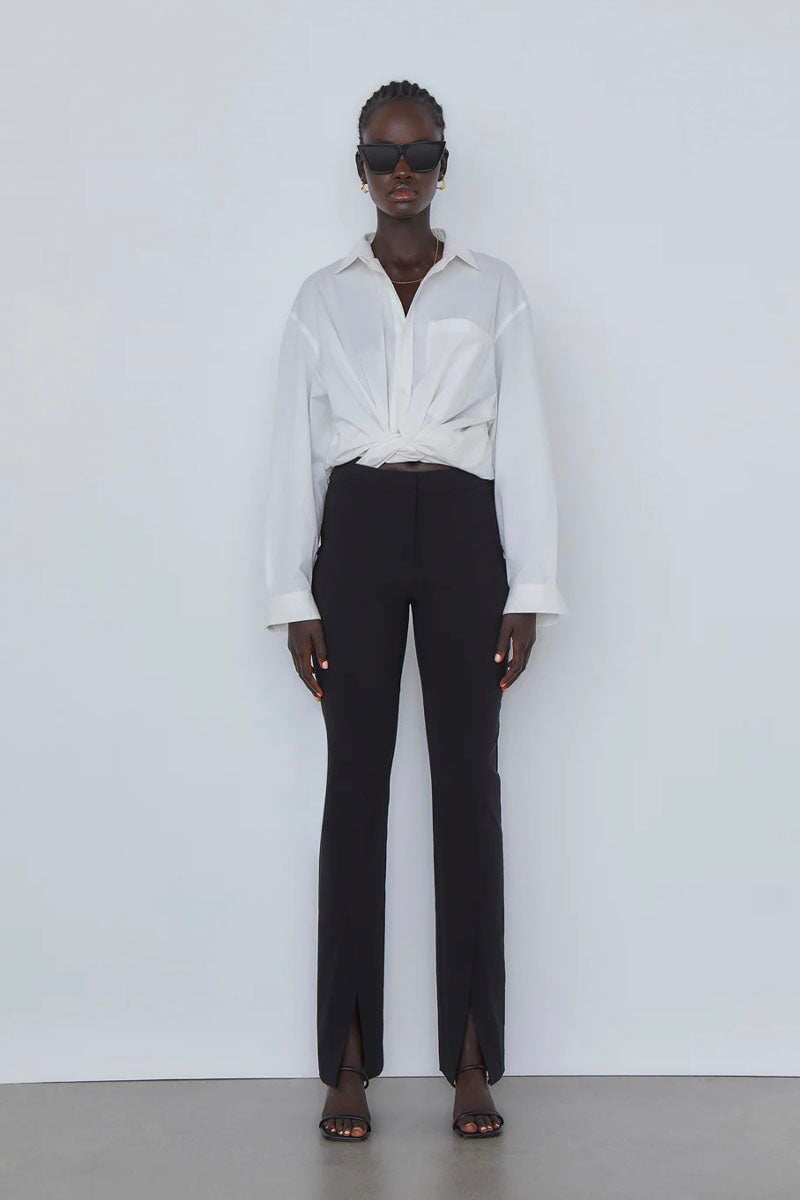 ELK SPLIT PANT-BLACK Pants Viktoria and Woods 