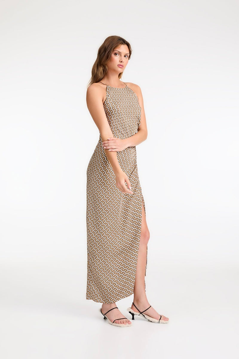 MARLOWE DRESS-ROAME MONOGRAM PRINT Dress ROAME. 