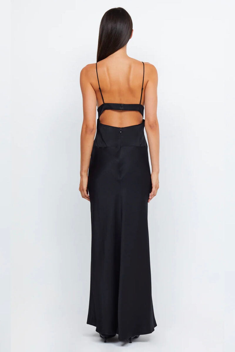 TERESA MAXI DRESS-BLACK Dress Bec and Bridge 
