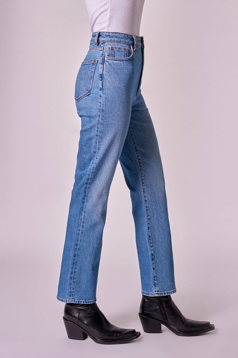 NICO STRAIGHT RUNNER-MID VINTAGE INDIGO Denim NEUW 