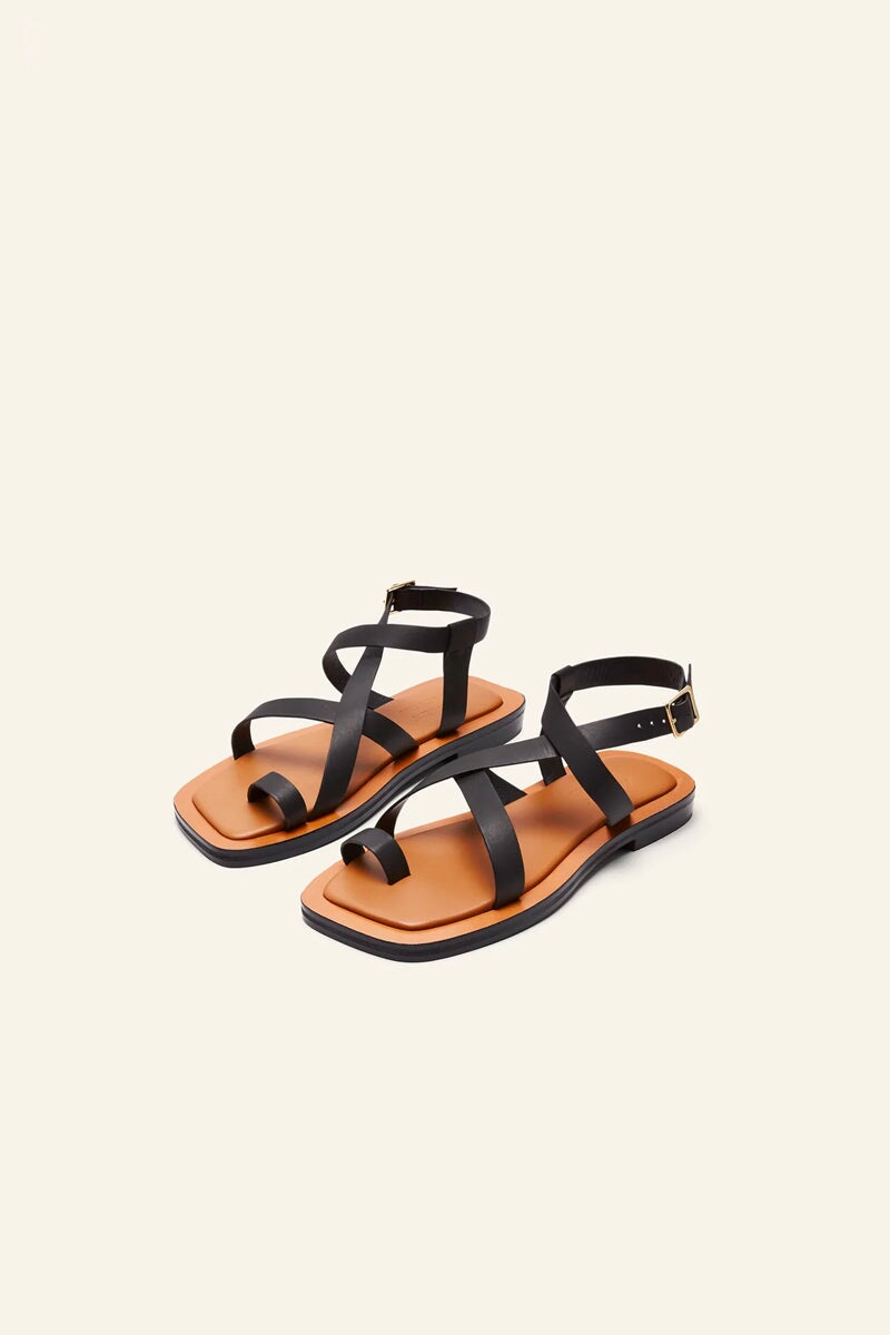 SPARGI SANDAL-BLACK Shoes A.Emery 