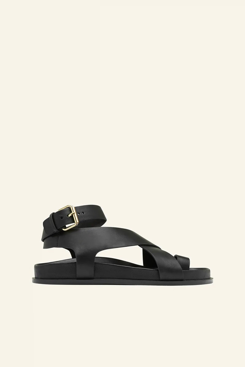 JALEN SANDAL-BLACK Shoes A.Emery 