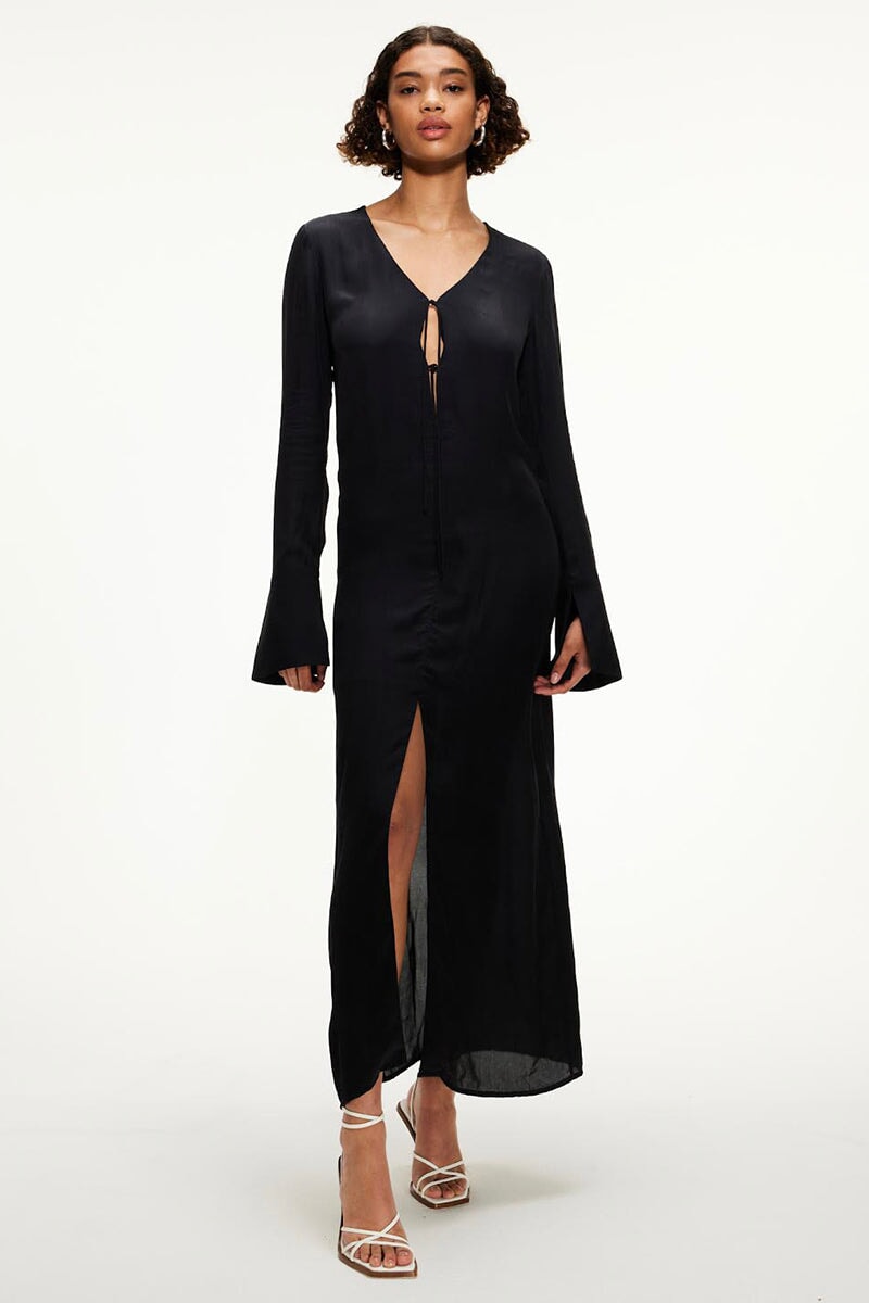 KAFTAN DRESS-NOIR Dress Les Coyotes De Paris XS Noir 