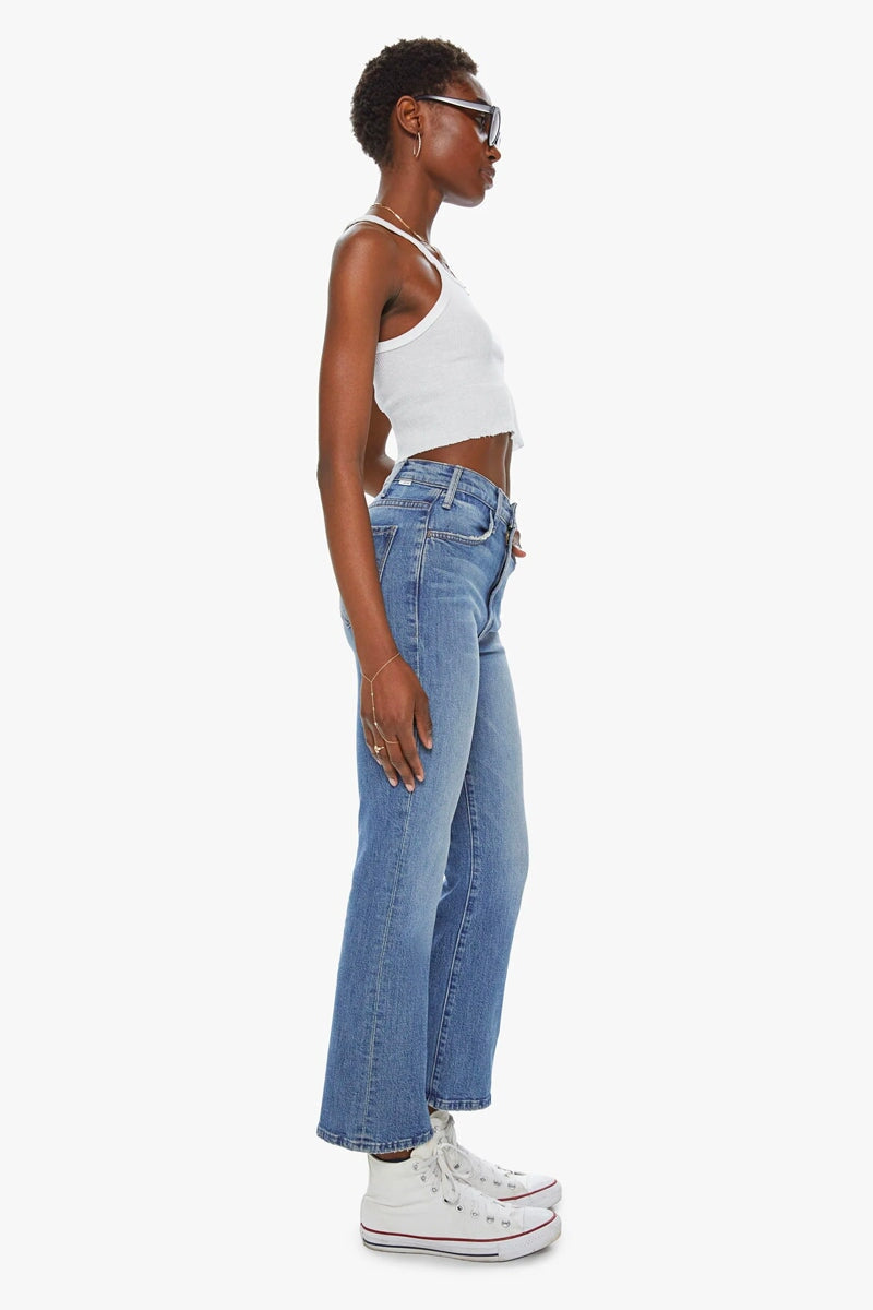 THE HUSTLER ANKLE-SCENIC ROUTE Denim MOTHER 