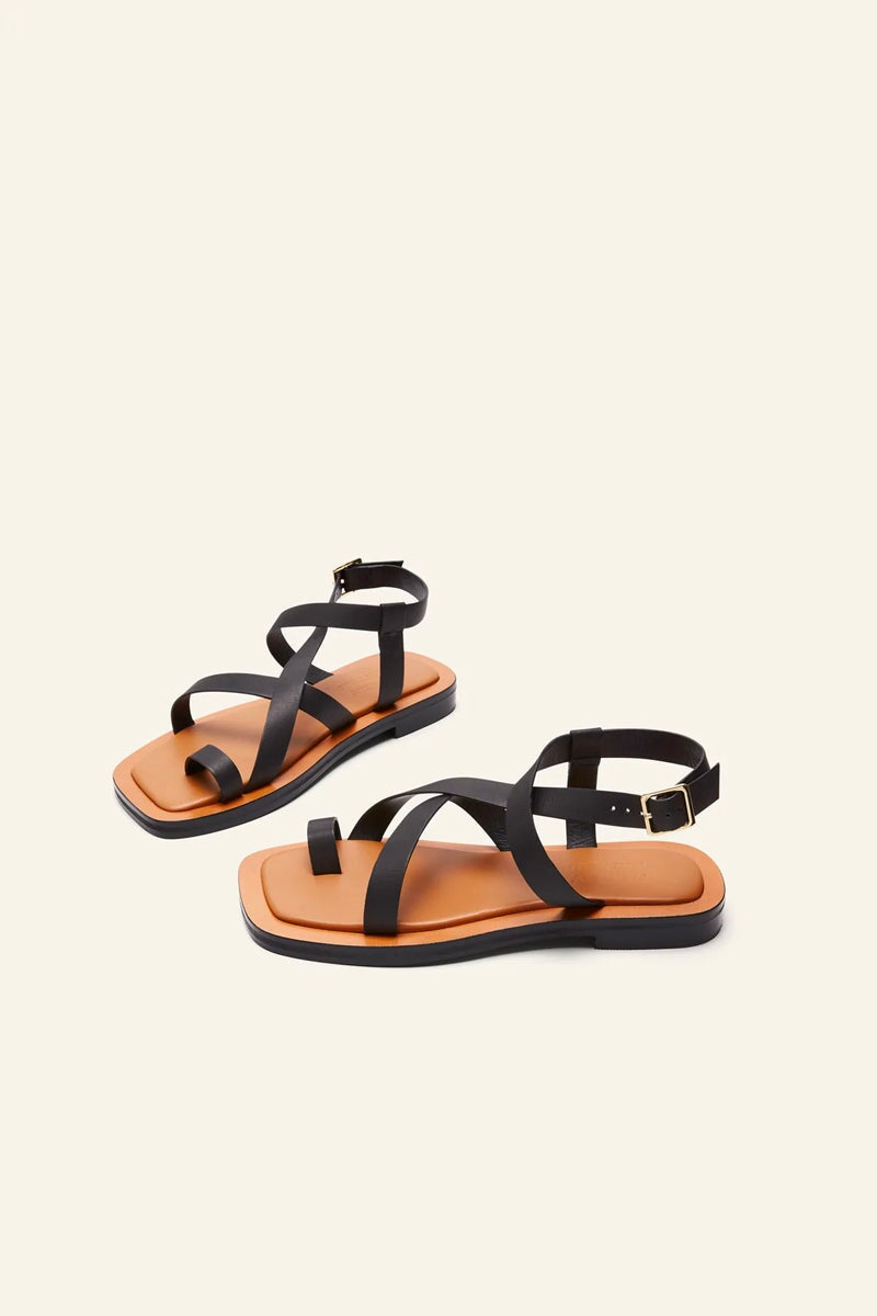 SPARGI SANDAL-BLACK Shoes A.Emery 